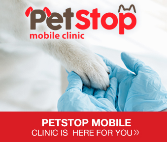 The Pet Stop. Pet Stop Mobile Clinic is here for you. Click to see schedule.