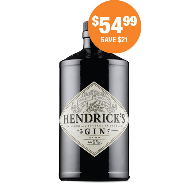 HENDRICK’S Gin 1.75 Liters at $54.99