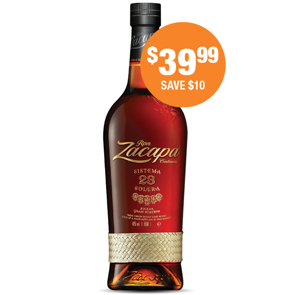 RON ZACAPA 23 Rum 750ml $39.99