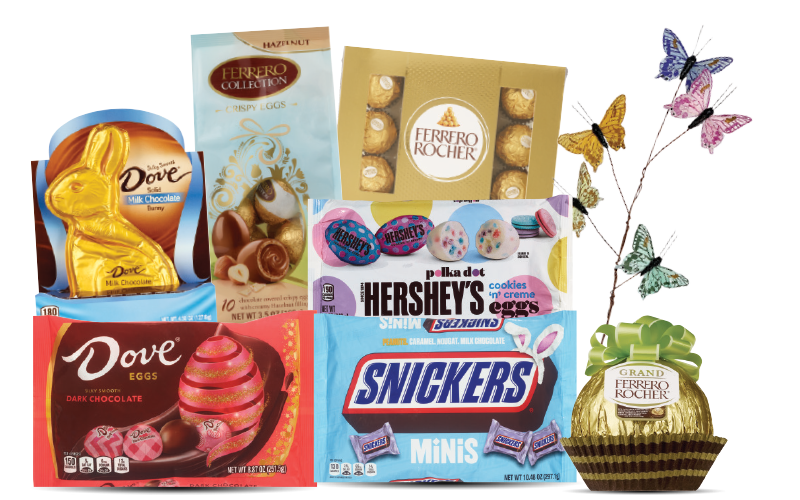 Seleccion de productos de pascua de Navarro