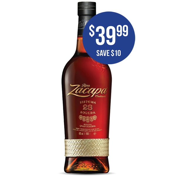 RON ZACAPA 23 Rum 750ml $39.99