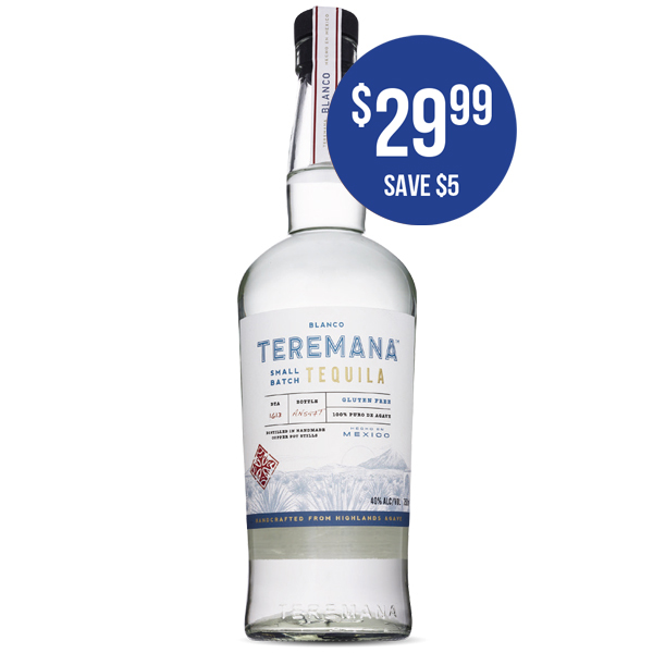 TERRAMAN Tequila Blanca 750ml at $29.99