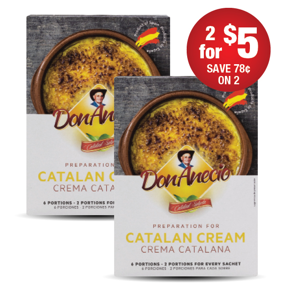 DON ANECIO CREMA CATALANA Catalan Cream Mix 4.13oz at 2 for $5