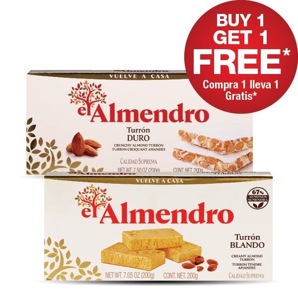 EL ALMENDRO TURRÓN Buy 1 get 1 Free