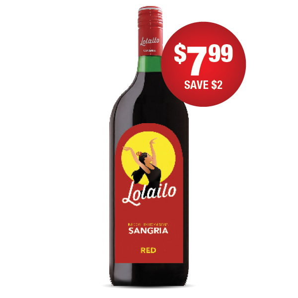 LOLAILO SANGRIA 1.5 Liter at $7.99