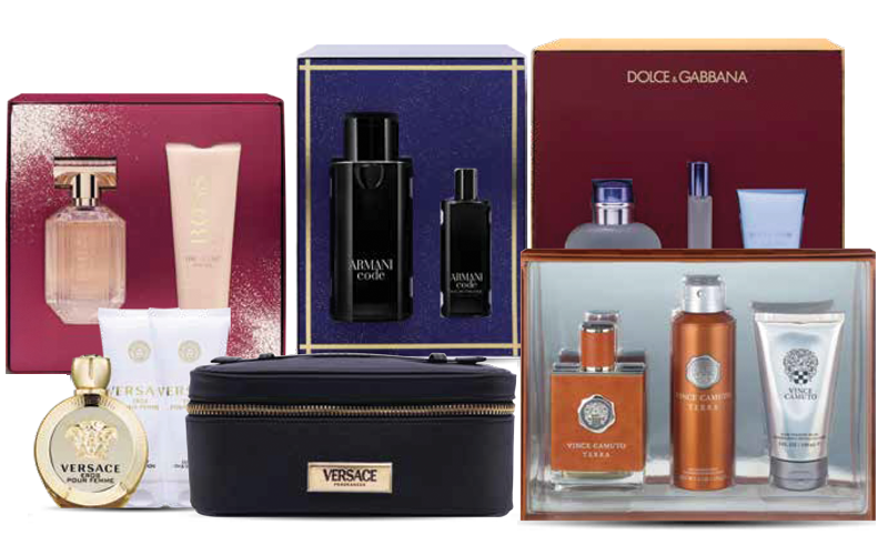 Designer Fragrances gift sets assortments