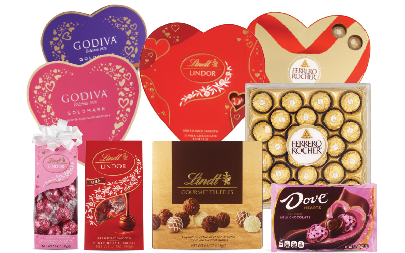 Navarro chocolates assortment for Valentines