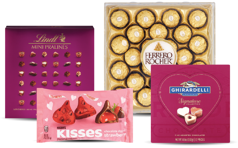 Navarro chocolates assortment for Valentines