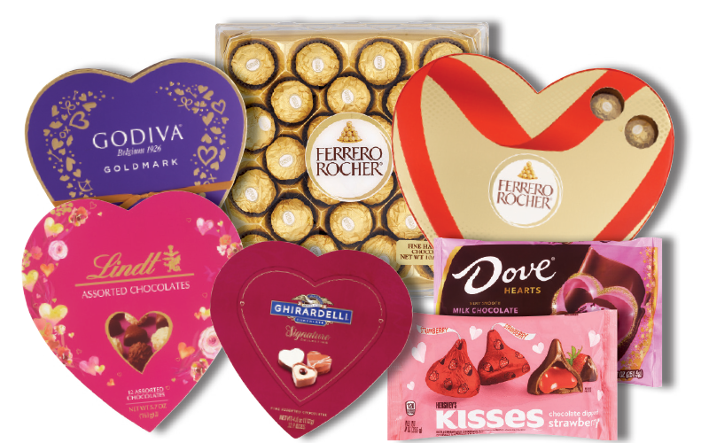 Navarro chocolates assortment for Valentines