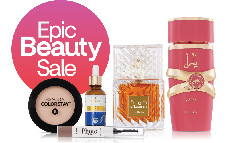 Epic Beauty Sale. Selection of products for Epic Beauty Sale