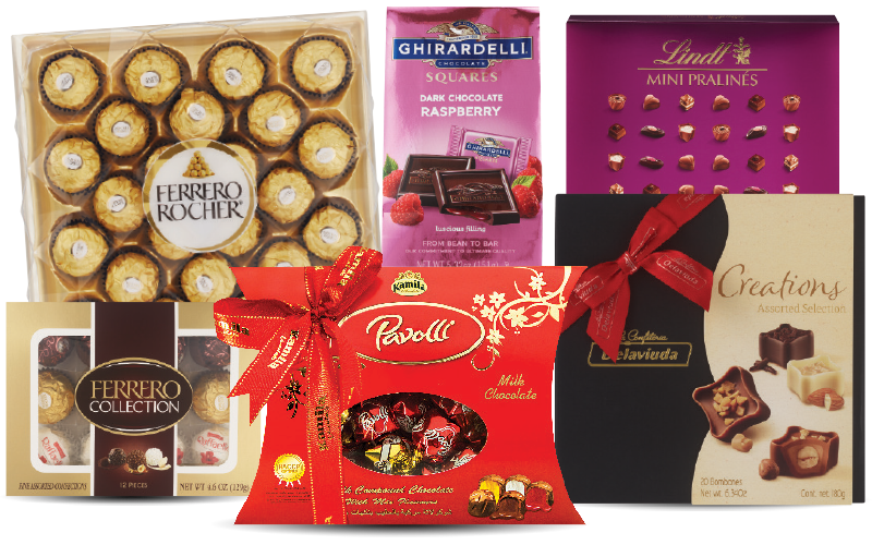 Variedad de chocolates de Navarro