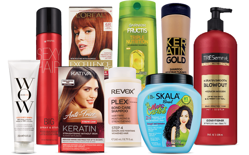 Hair Care products assortment