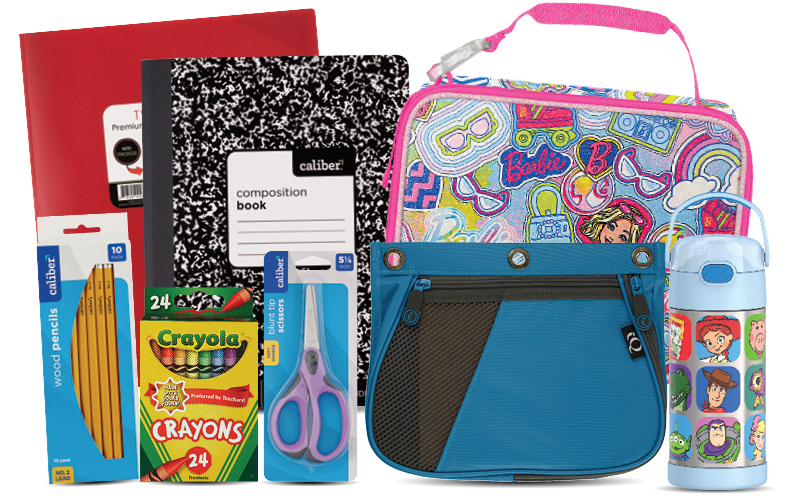 Back to School Products Assortment