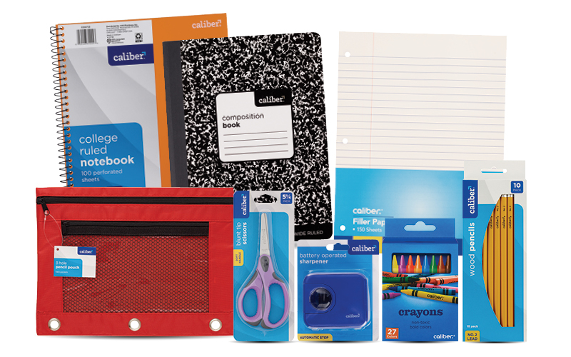 Back to School Products Assortment