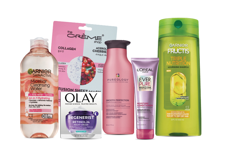 Hair Care products assortment