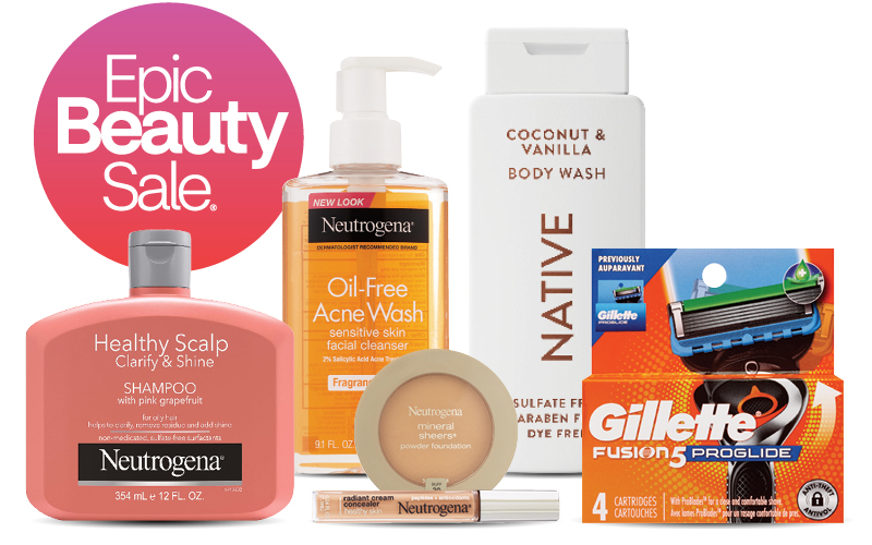 Epic Beauty Sale. Selection of products for Epic Beauty Sale